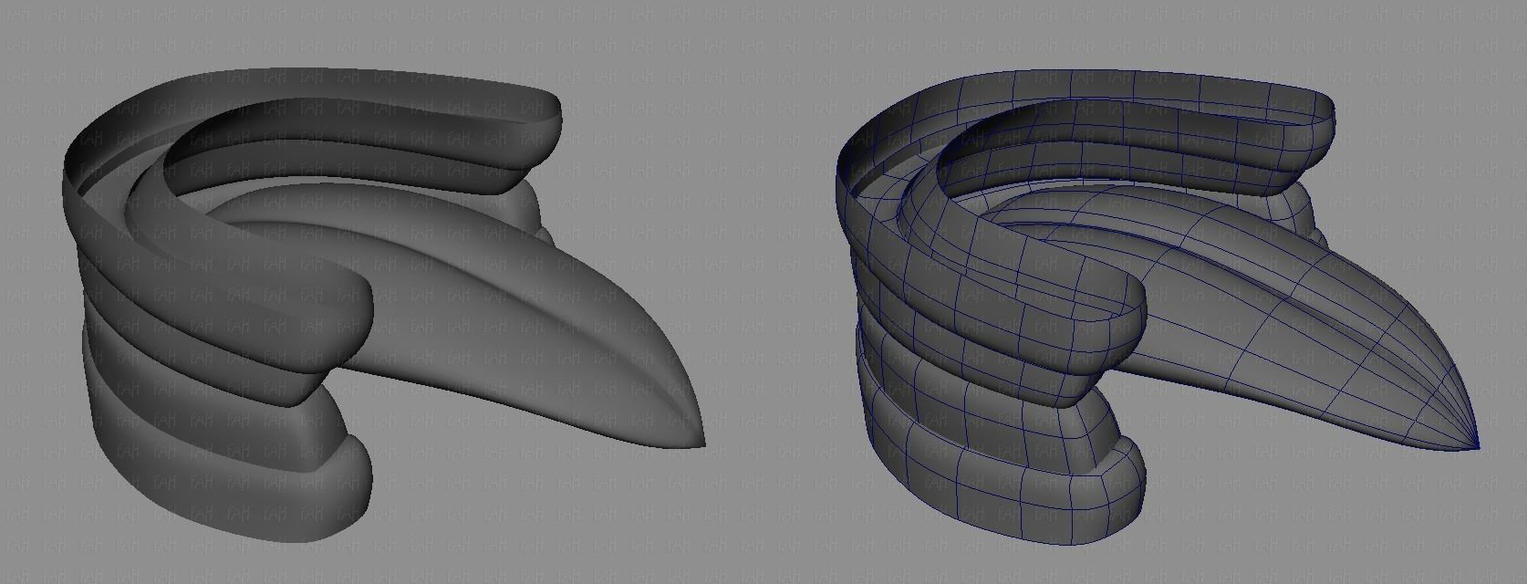 Base mesh woman 01 Low-poly 3D model_41