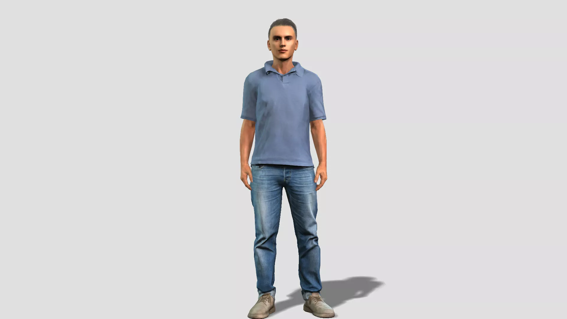 Detailed Male Character 3D model
