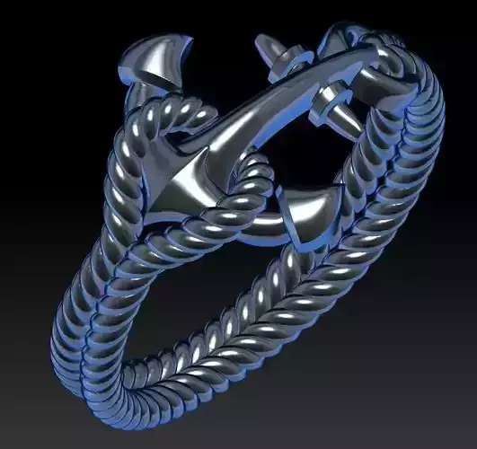Anchor ring 3D print model