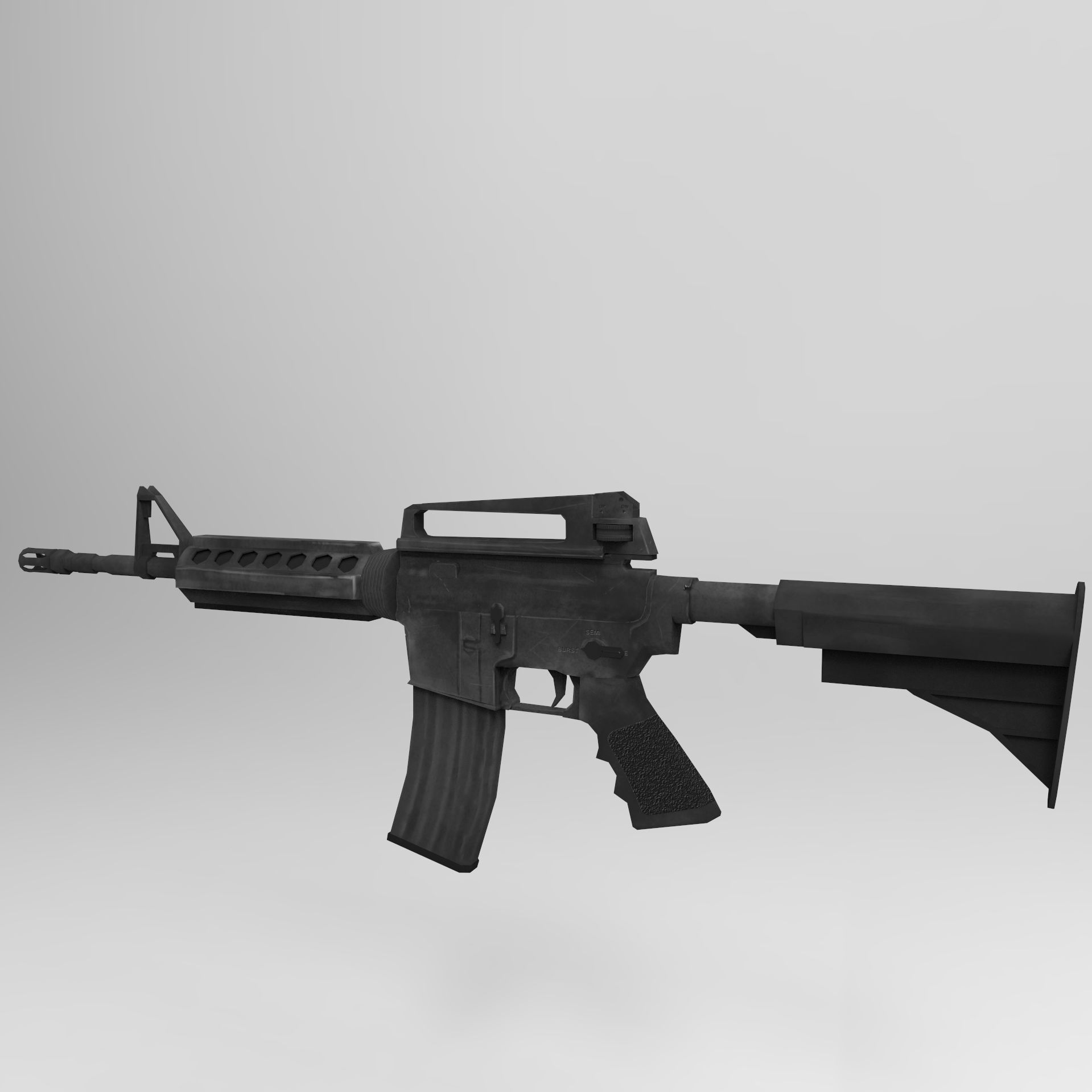 Ultimate Lowpoly Weapons Pack Gameready Detailed Low-poly 3D model_3