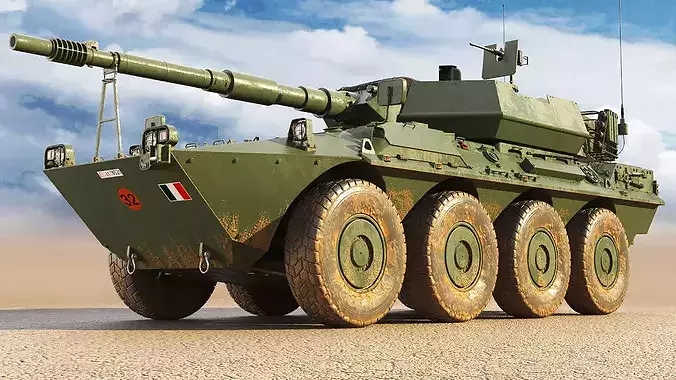 Wheeled Tank Destroyer B1 Centauro