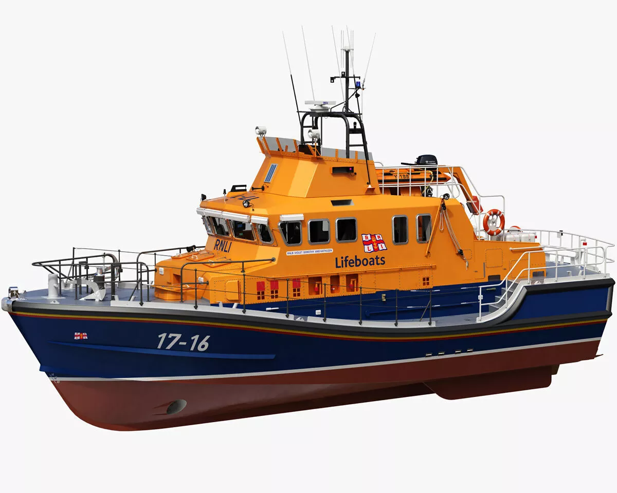 RNLI Lifeboat Severn Class 3D model