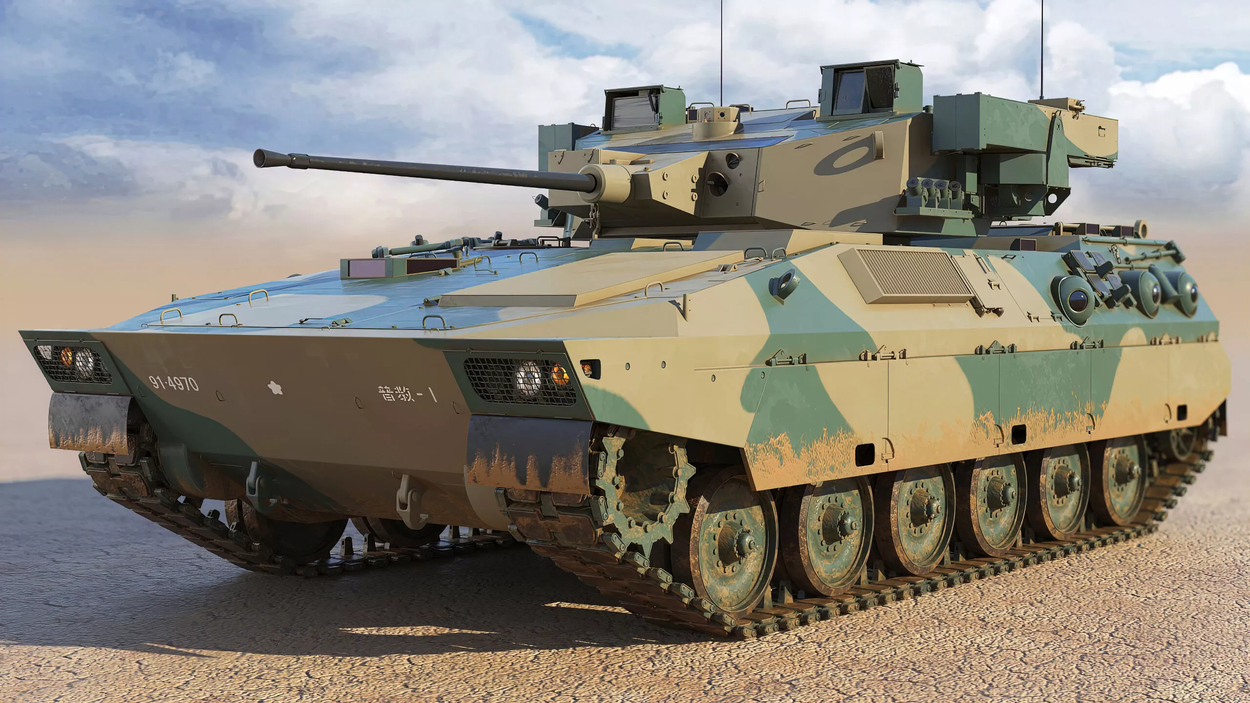 Japanese Type 89 IFV Tank 3D model