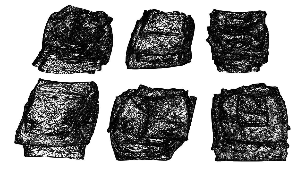 Various pants 3D model_4