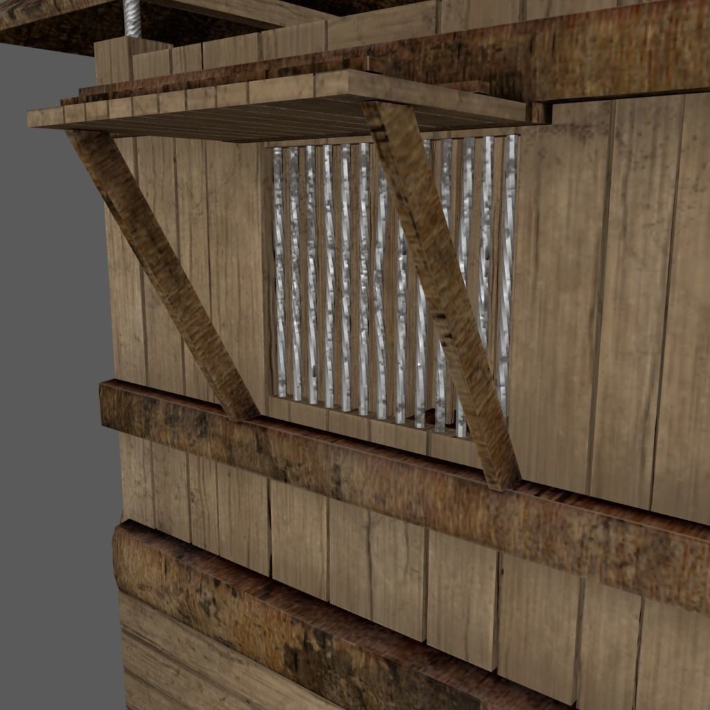 Medieval Building Game Asset Low-poly 3D model_4
