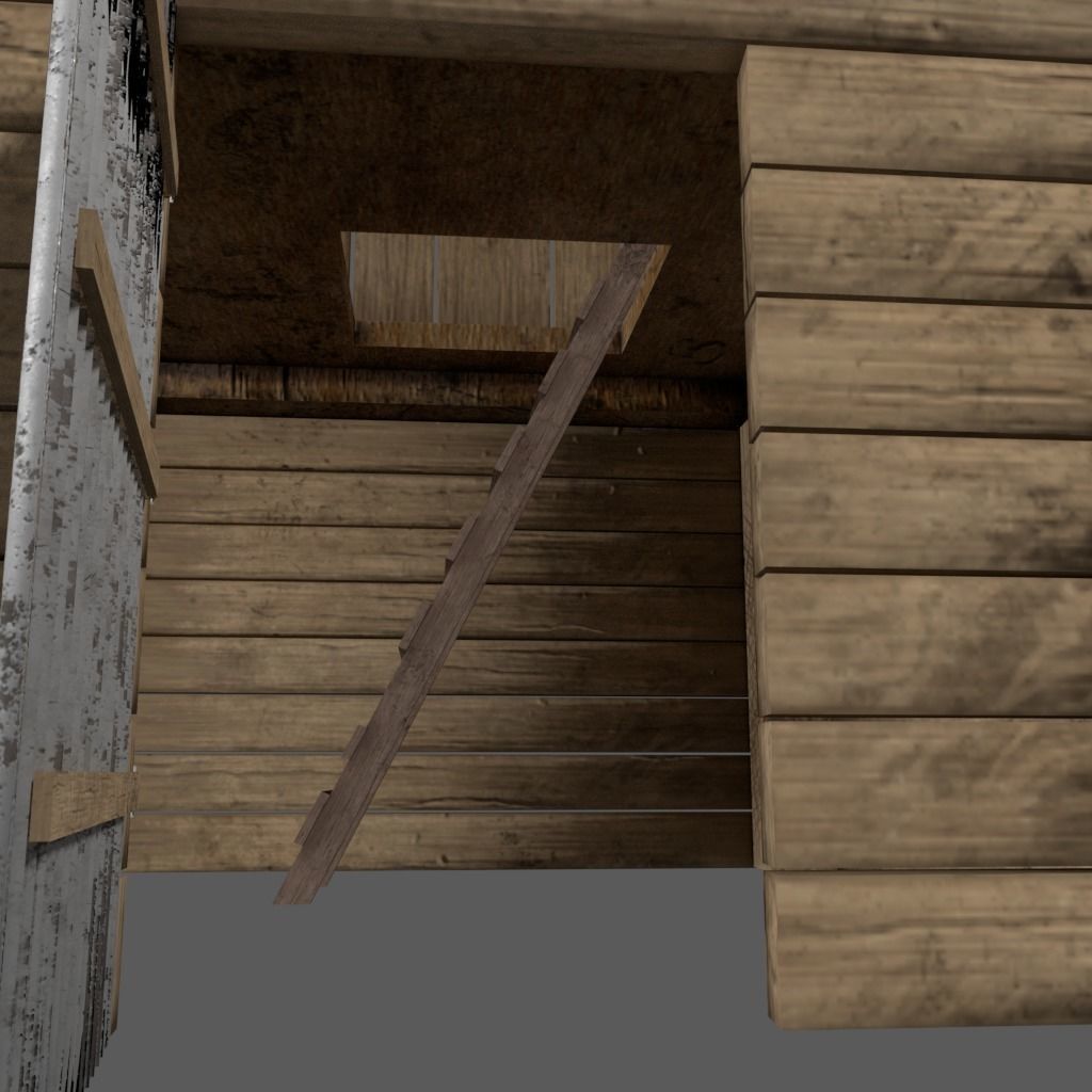 Medieval Building Game Asset Low-poly 3D model_6