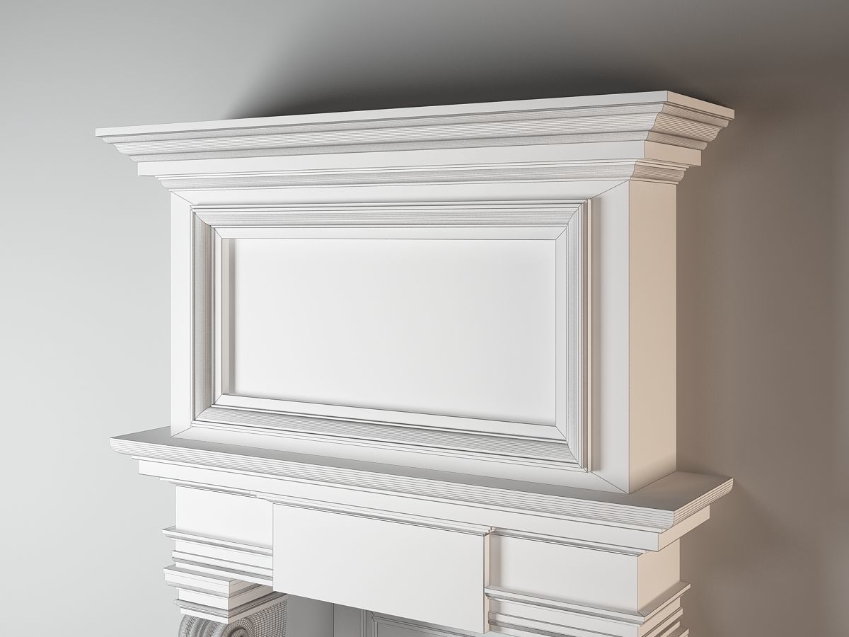 Fireplace untitled 3D model_10