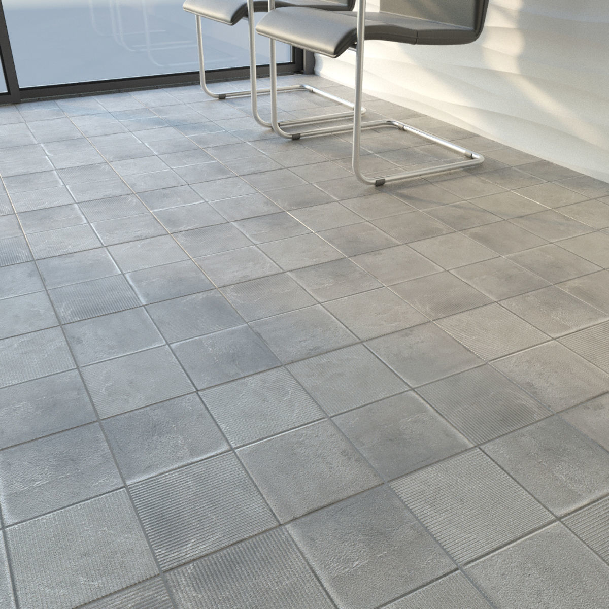 Oneker Tile Set 3D model_6