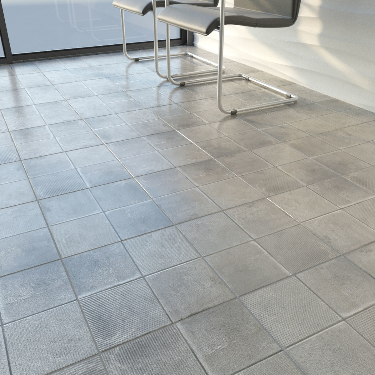 Oneker Tile Set 3D model_7