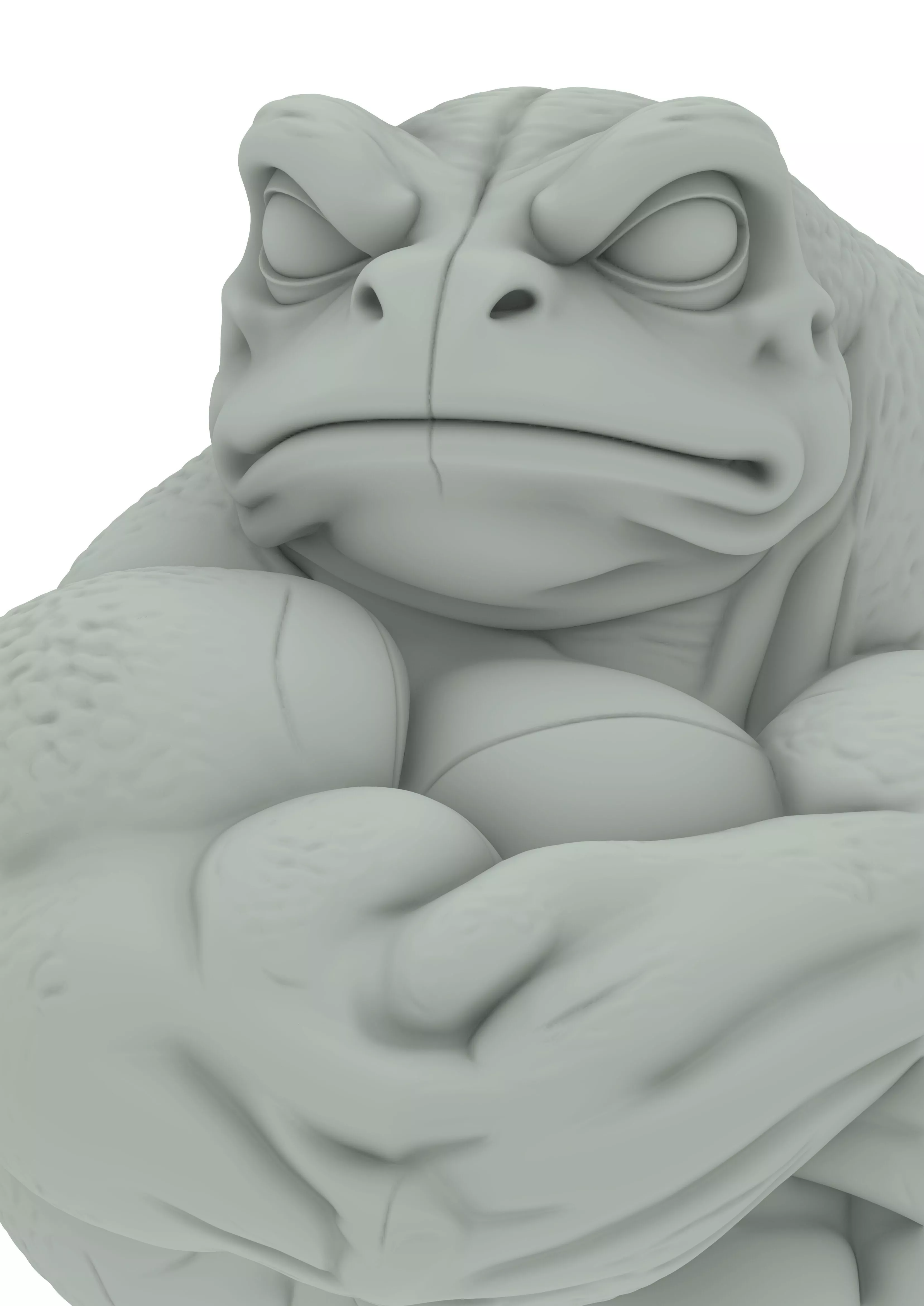 Frog Rebels Collection Stylized Frog Warriors 3D print model