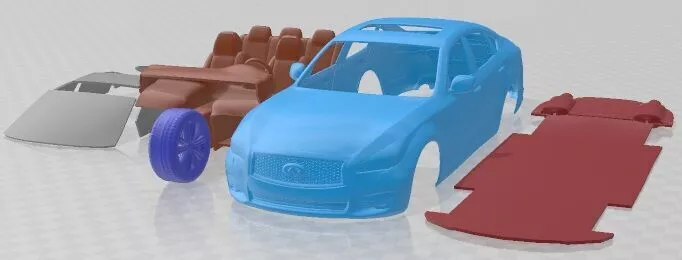 Infiniti Q70 2015 Printable Car 3D print model