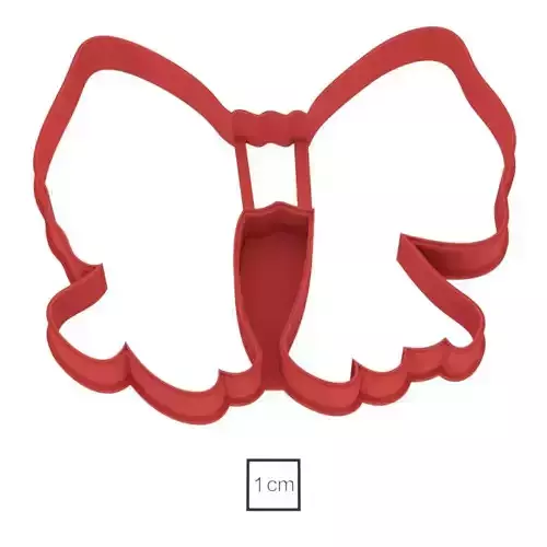Bow cookie cutter for professional