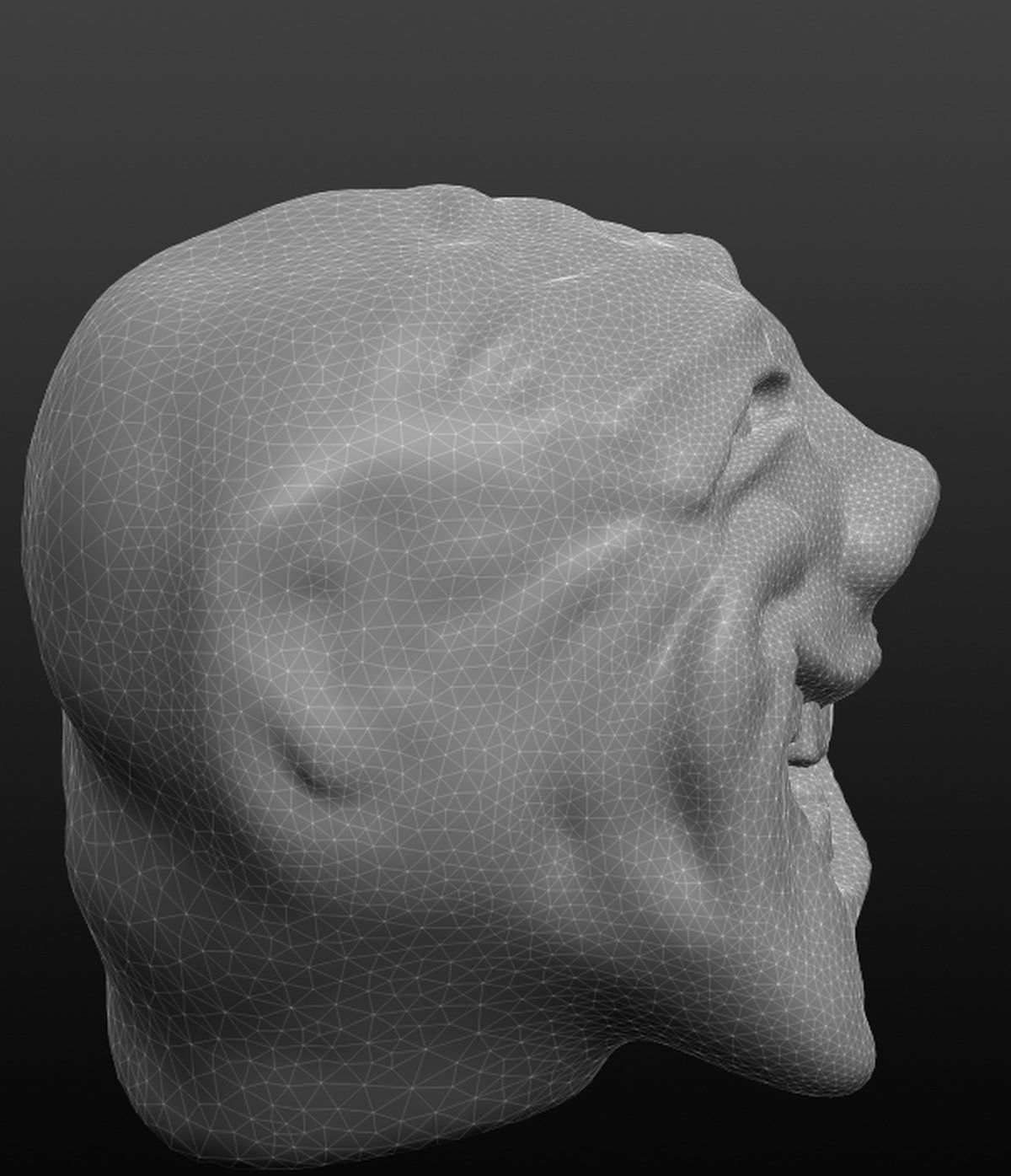 Trollface troll face 3D print model_6