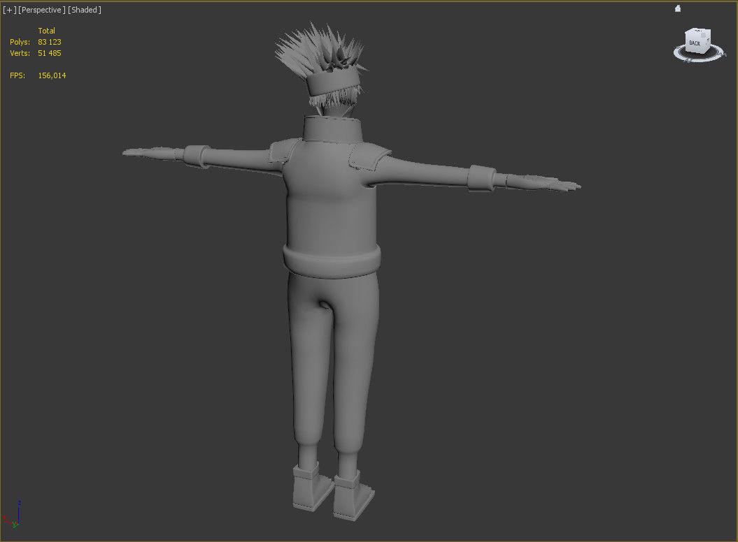 Kakashi three 3D model_3