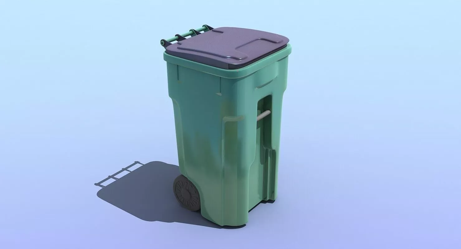 Wheeled cart Toter 3D model