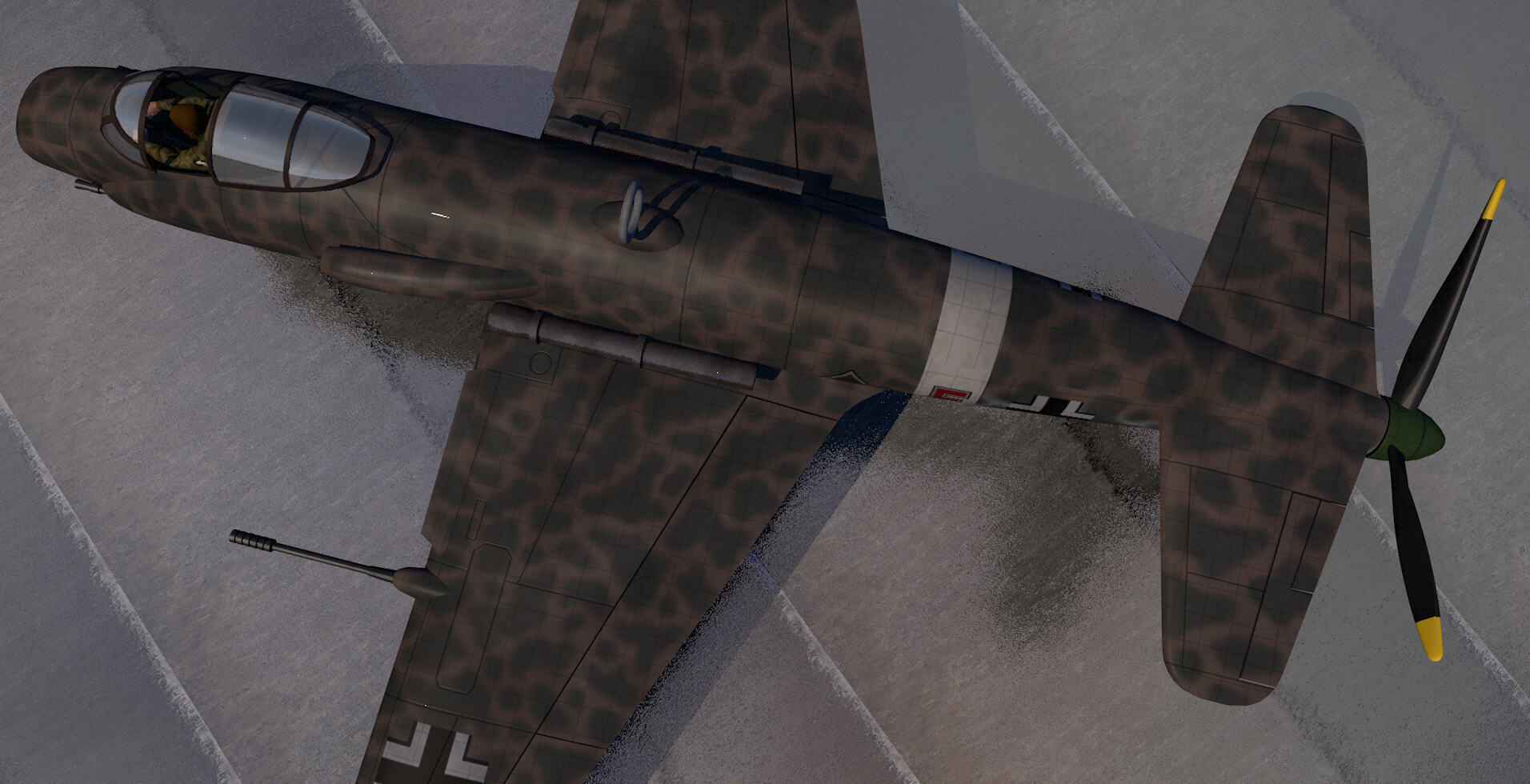 Blohm und Voss Bv-P 193 3D model_6