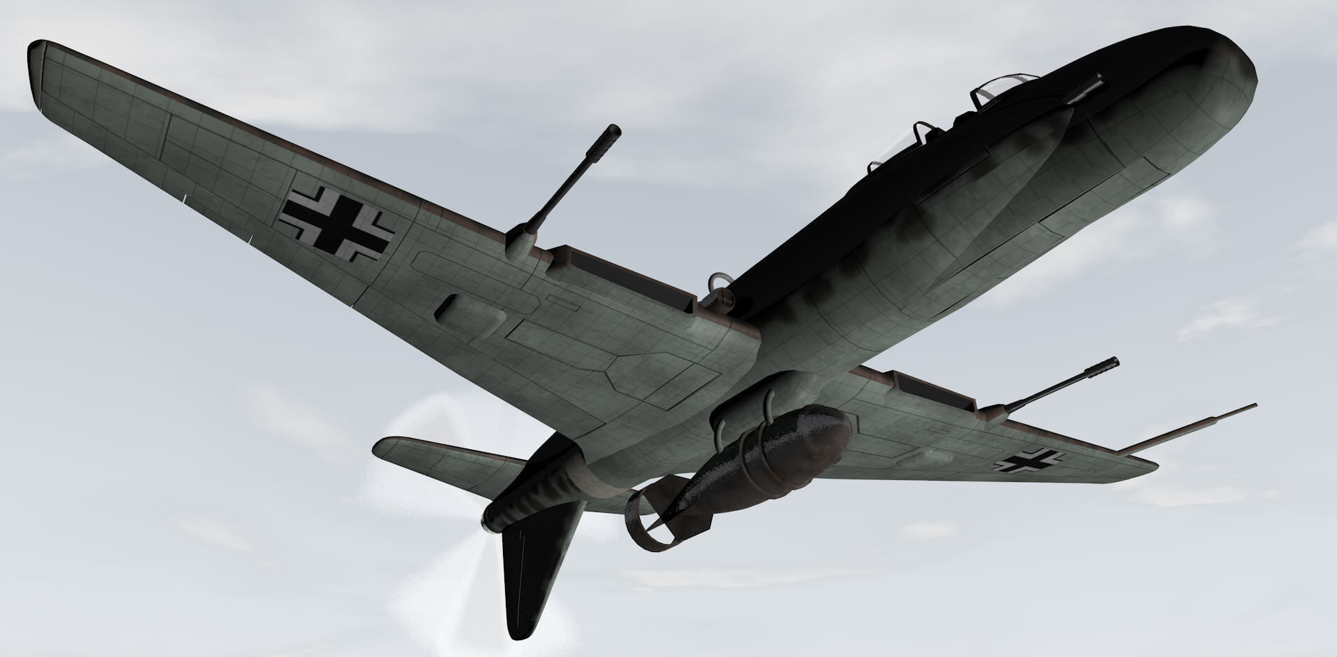 Blohm und Voss Bv-P 193 3D model_10