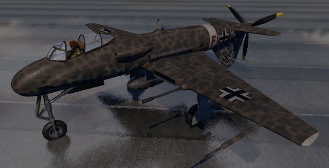 Blohm und Voss Bv-P 193 3D model