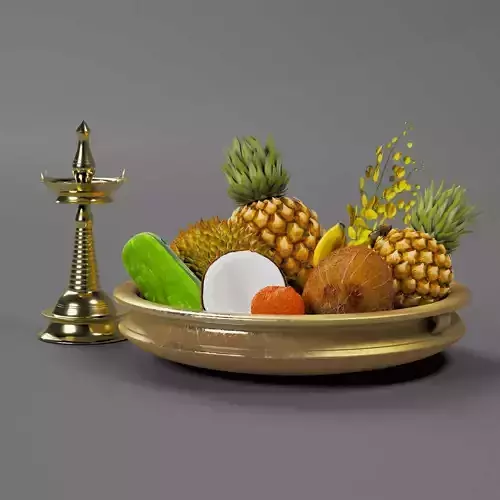 Vishu Kani With Urli Render Ready Vray Low-poly 3D model