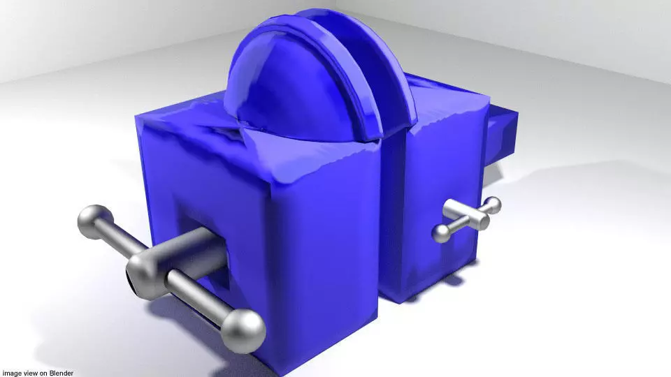 Vise - Type 1 3D model_0