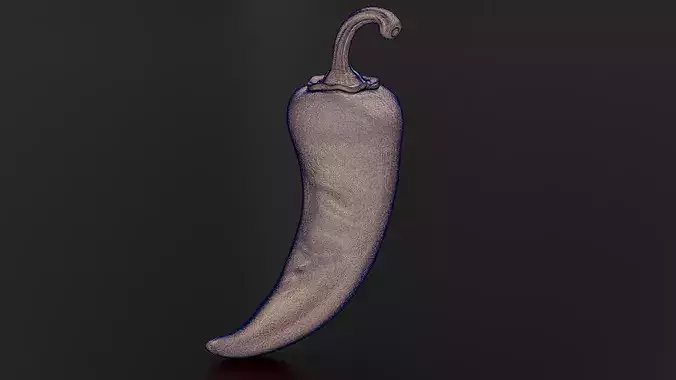 Food Vegetables Chili Pepper 3D print model 7