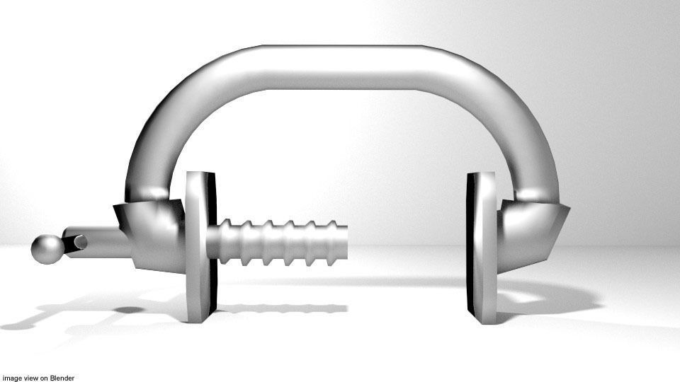 Vise - Type 2 3D model_1