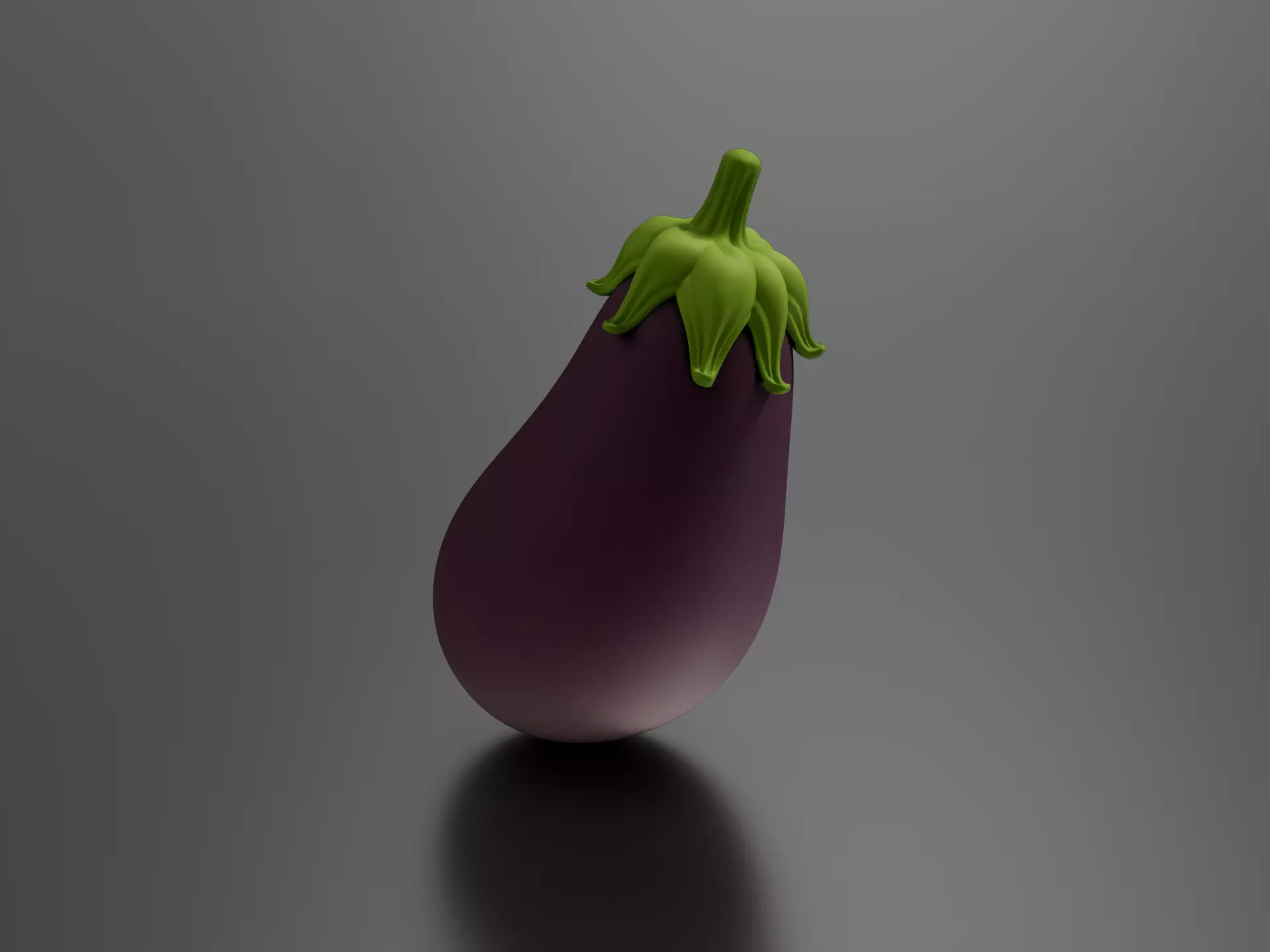 Food Vegetables Eggplant 3D print model