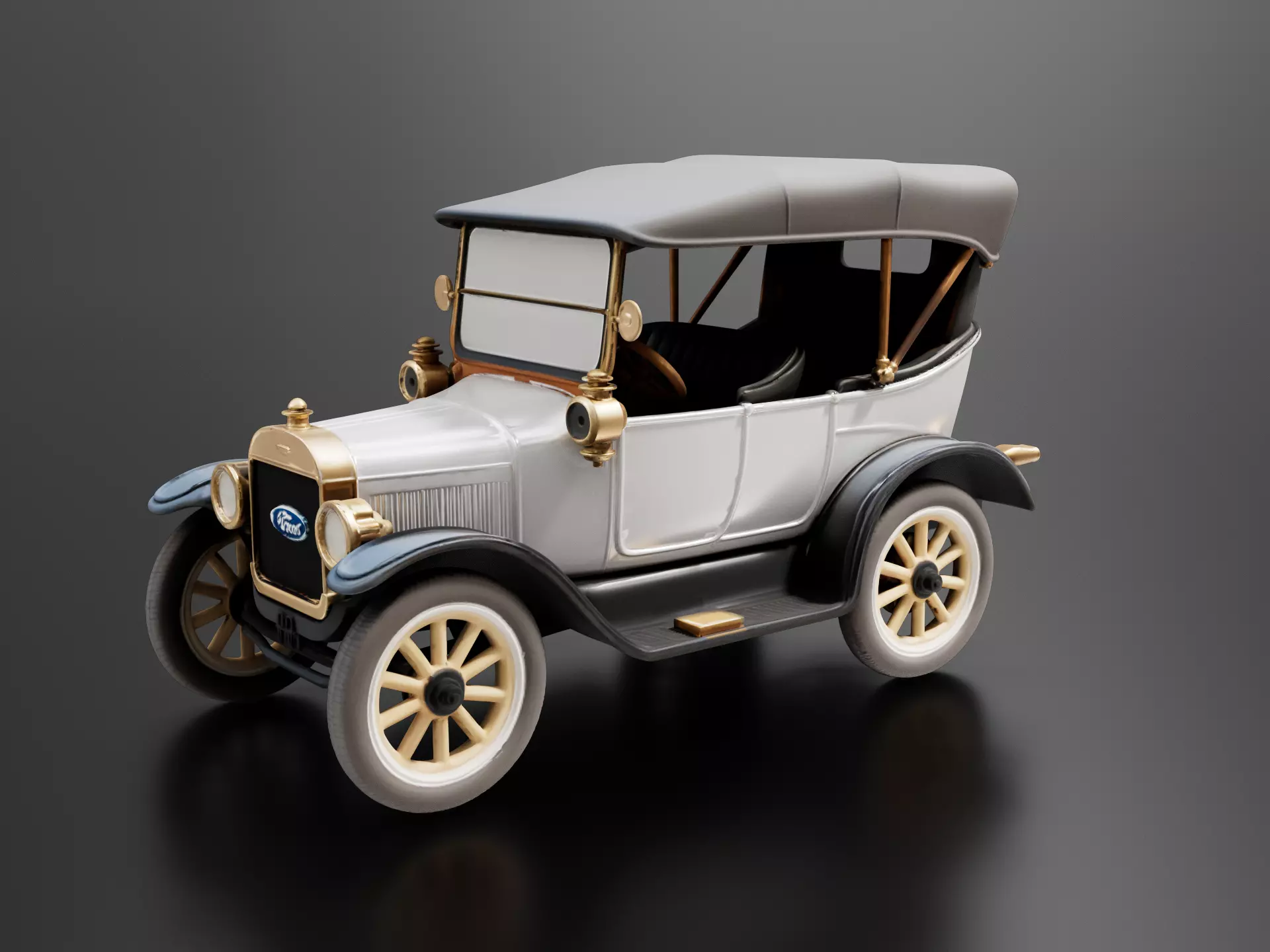 Classic Car 02 3D print model