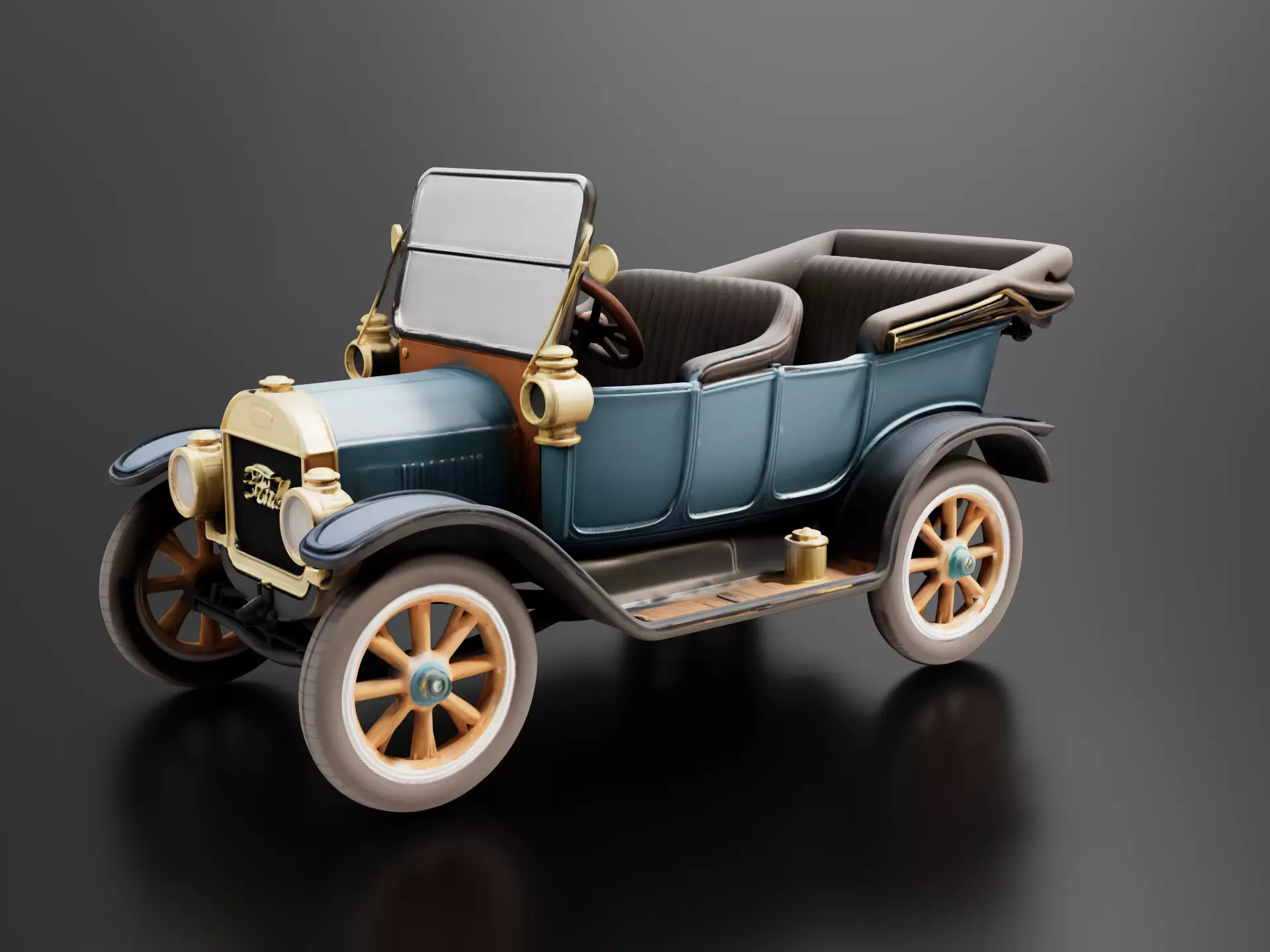 Classic Car 05 3D print model