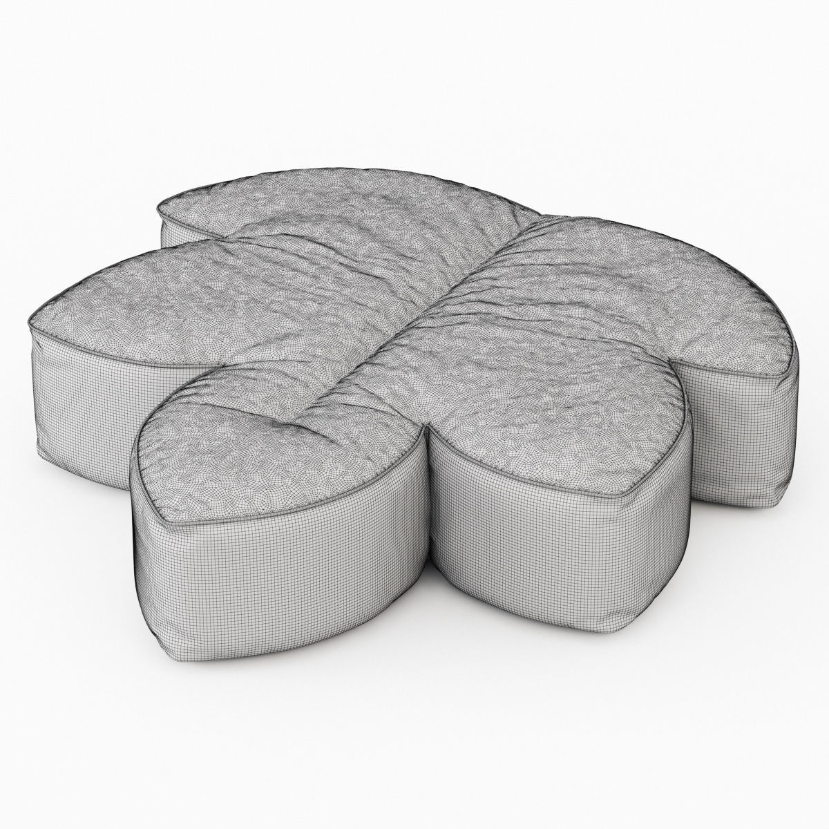 Pouf Aralia 3D model_3