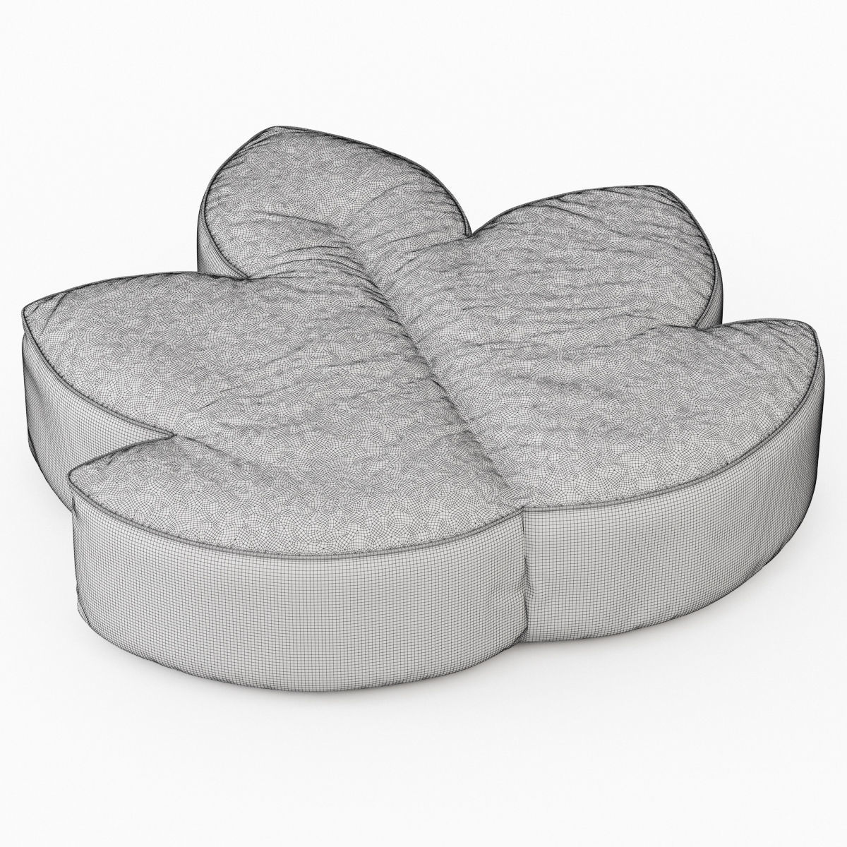 Pouf Aralia 3D model_4
