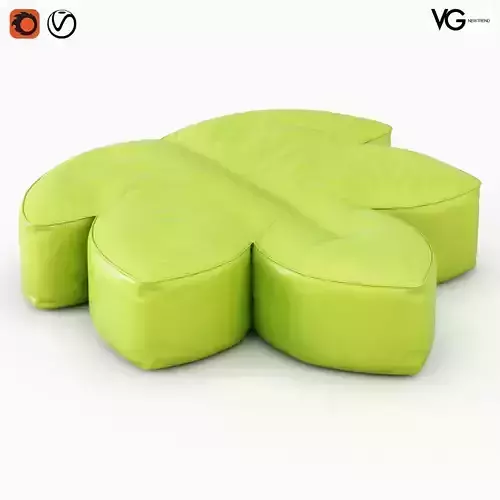 Pouf Aralia 3D model