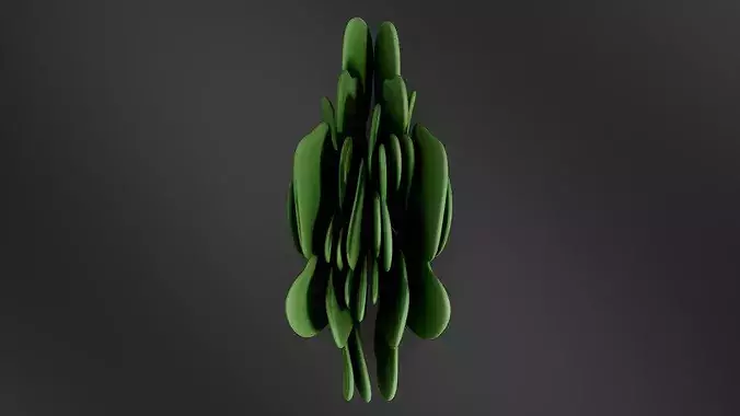 Food Vegetables Spinach 3D print model 6