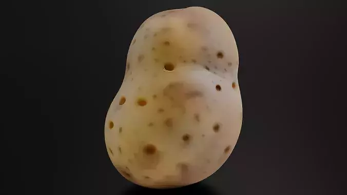 Food Vegetables Potato 3D print model 2