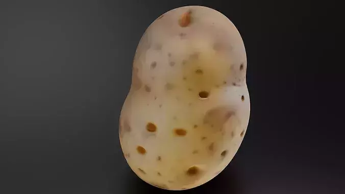 Food Vegetables Potato 3D print model 5