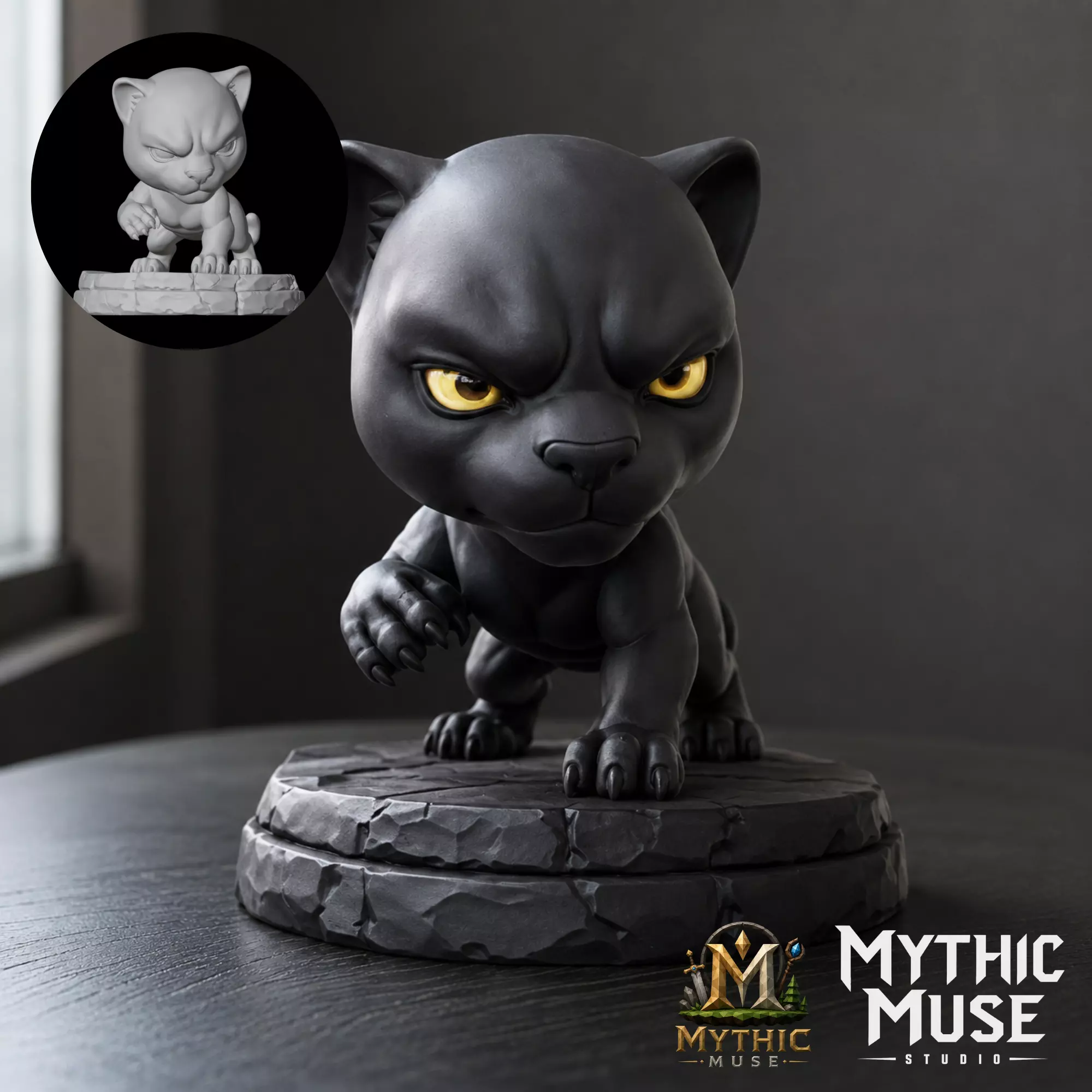 Panther STL Model for 3D Printing 3D print model