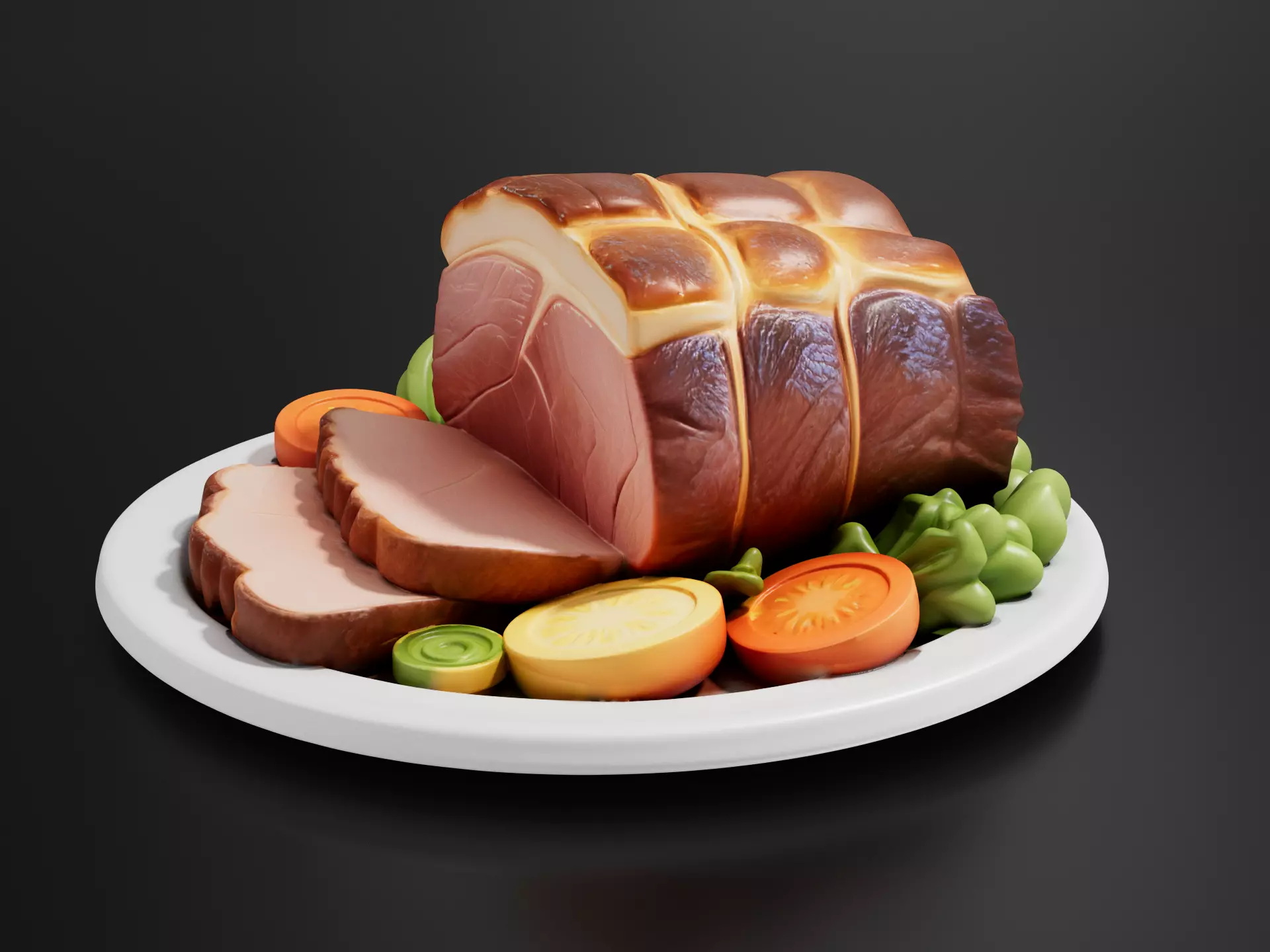 Food Traditional Home FoodsRoast Beef 3D print model