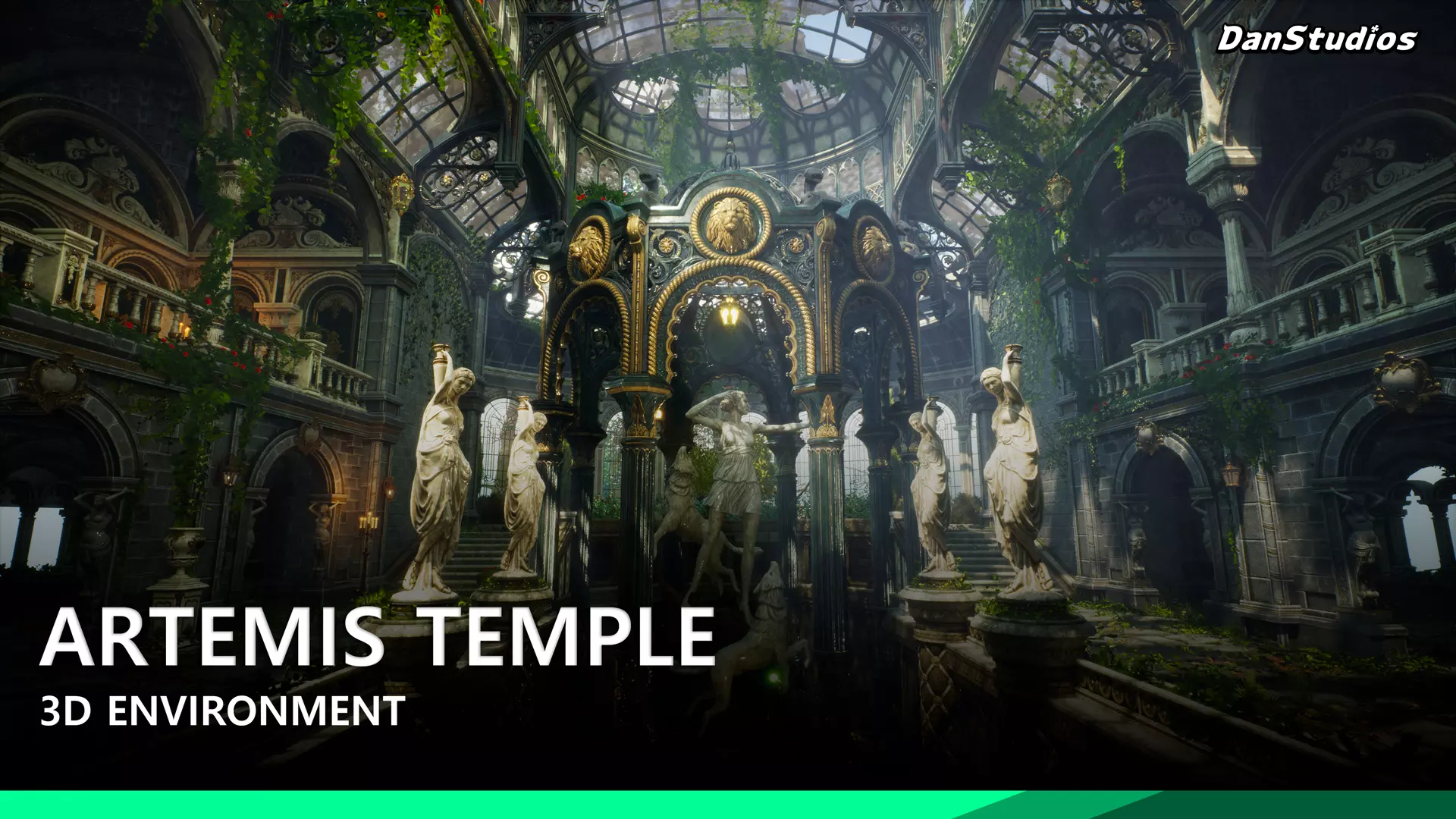 Artemis Temple Environment Pack Low-poly 3D model