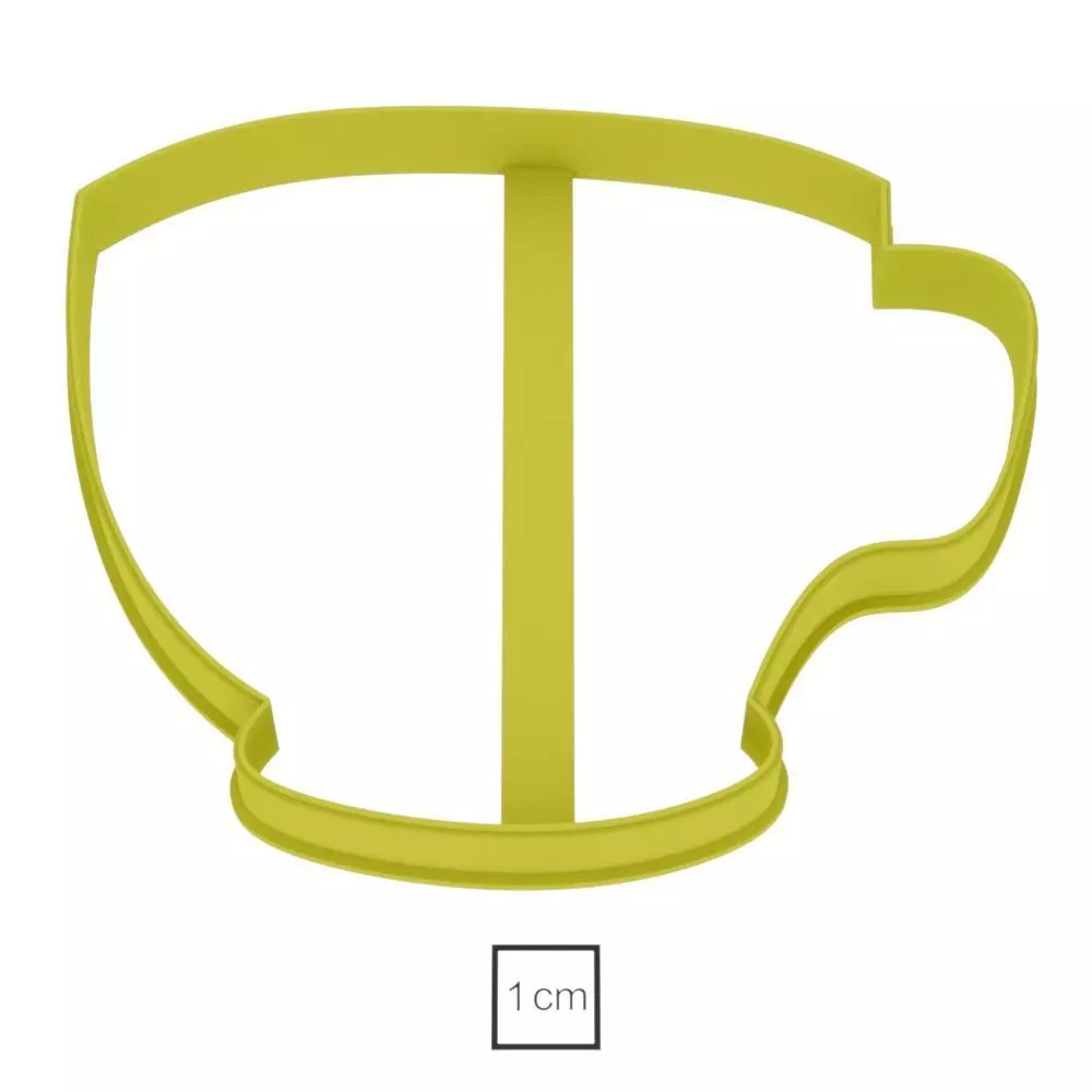 Teacup cookie cutter for professional Free 3D print model