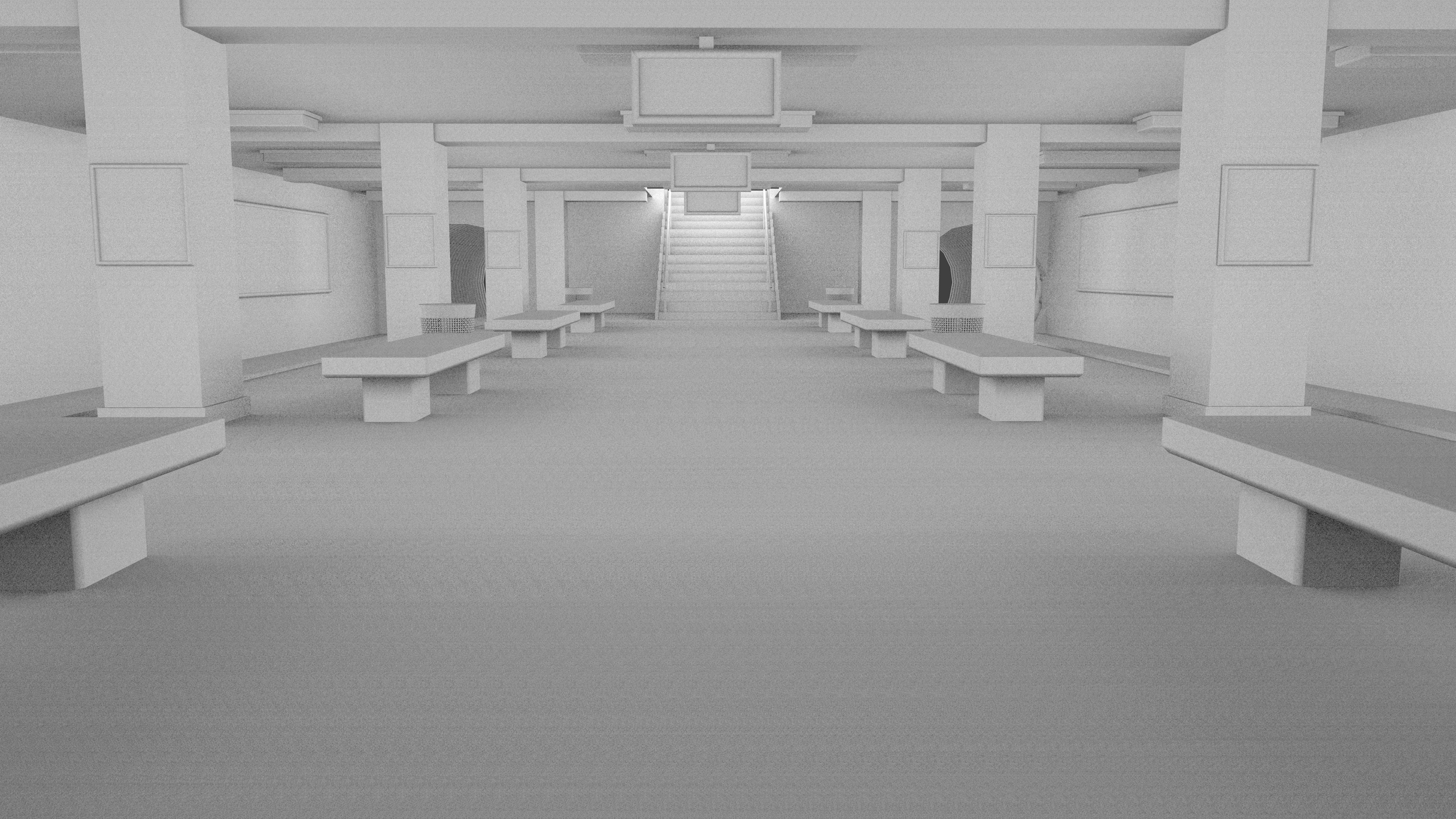 Subway Staion 3D model_10