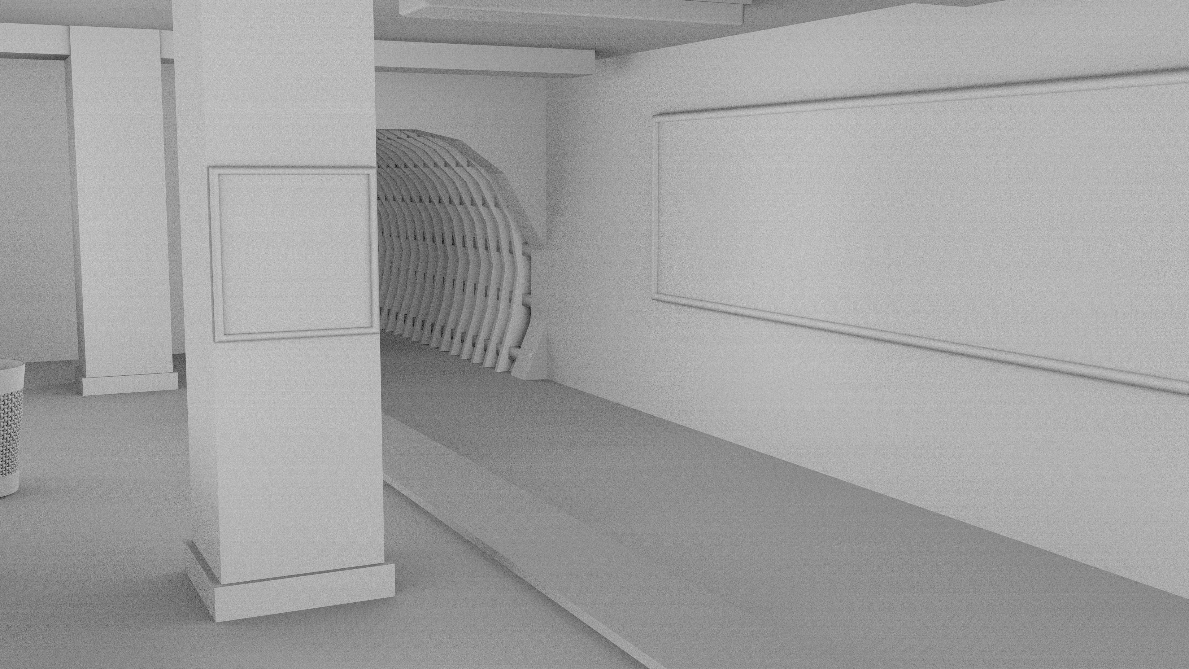 Subway Staion 3D model_8