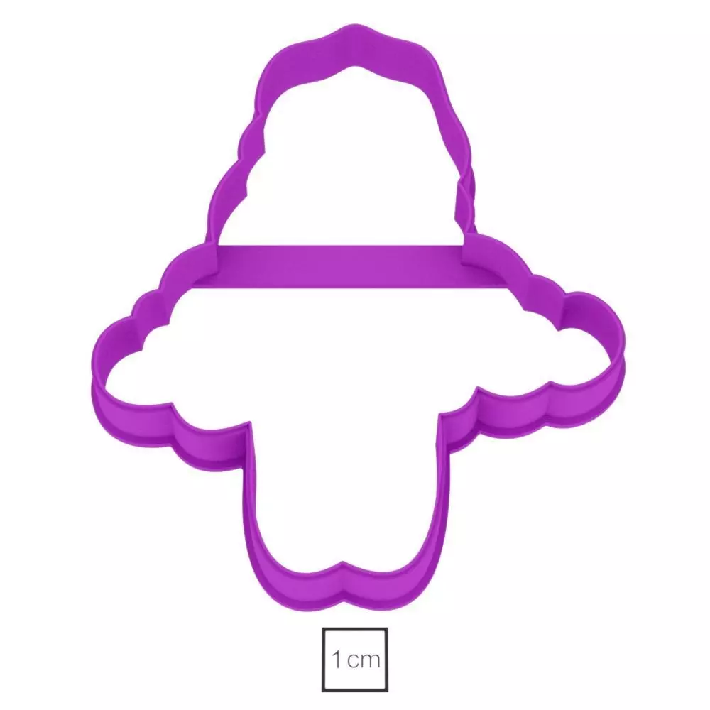 Girl on a cloud cookie cutter for professiona Free 3D print model