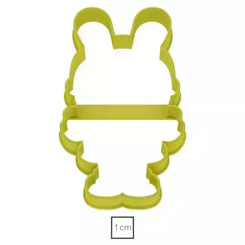 Girl-Bunny cookie cutter for professional