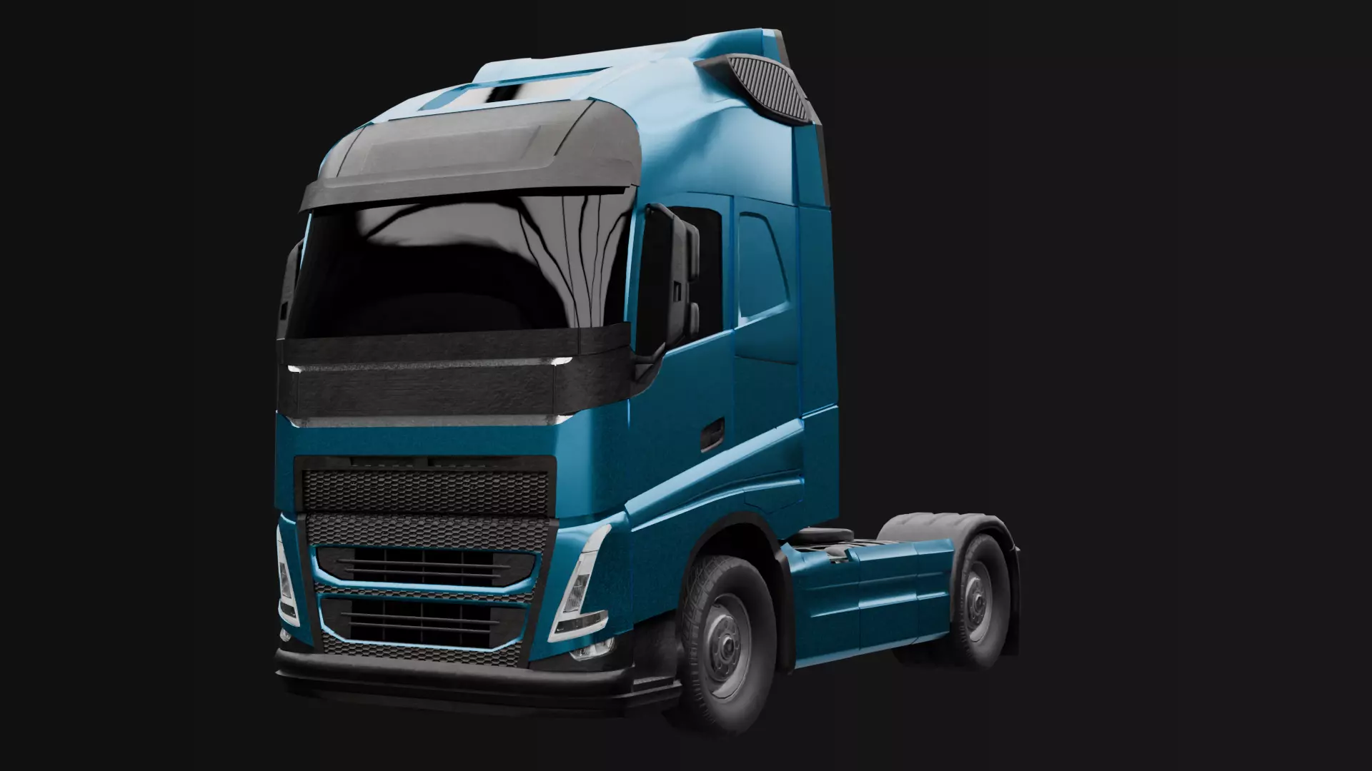 Volvo FH 16 Truck Low-poly 3D model