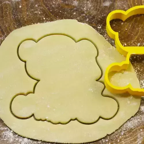Bear bow cookie cutter for professional