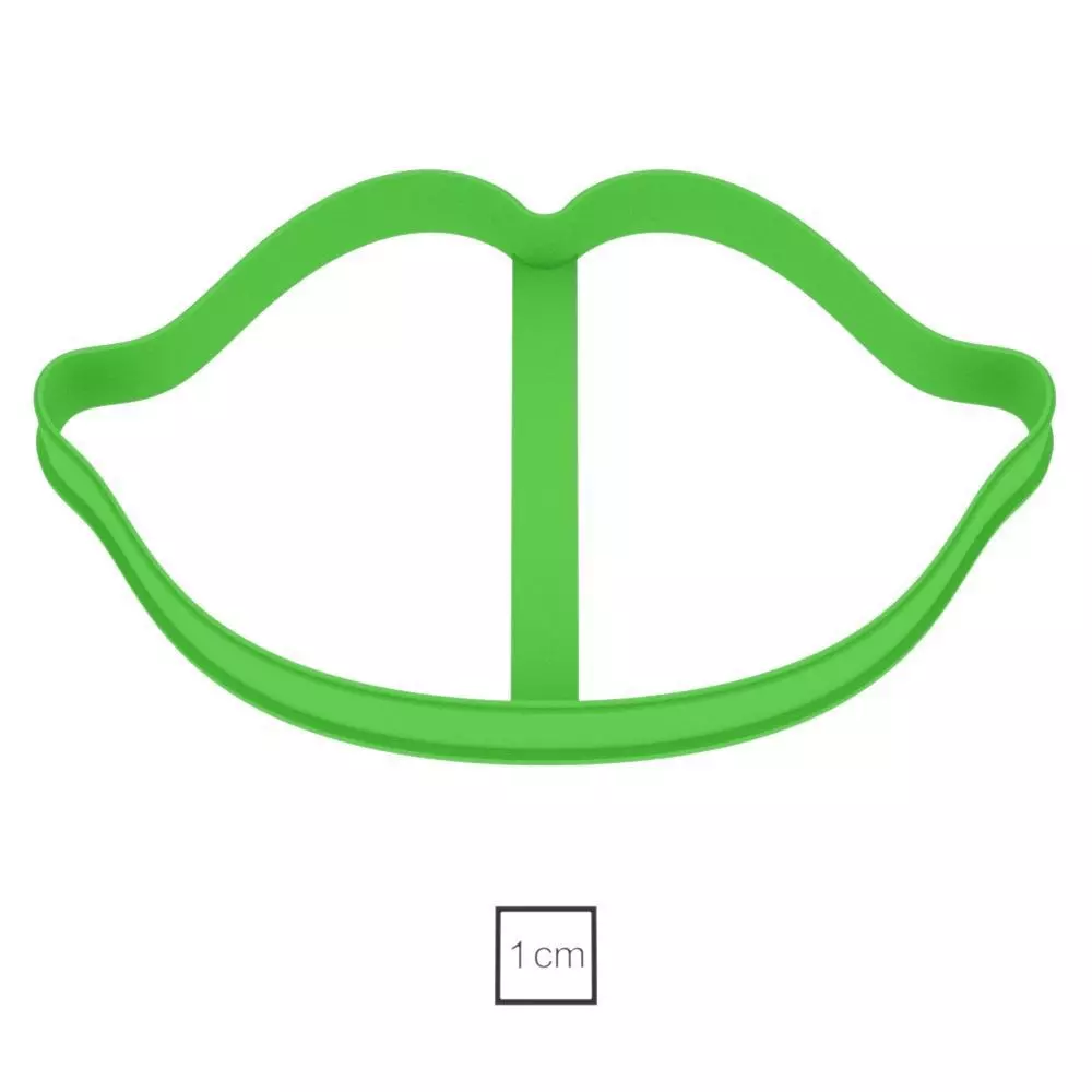 Lip cookie cutter for professional Free 3D print model