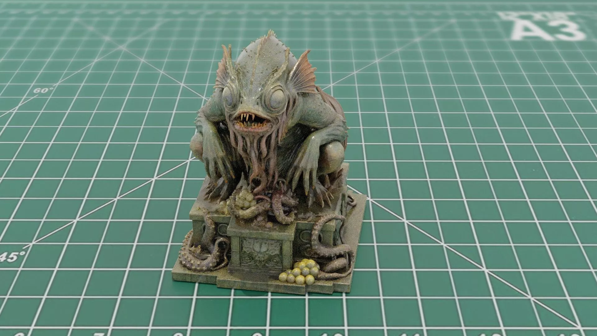 Father Dagon Cosmic Horror Lesser Old One 3D Print Model 3D print model