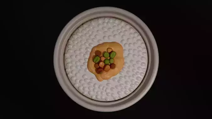 FoodTraditional - Home FoodsRice Pudding 3D print model 6