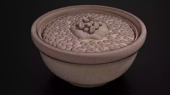 FoodTraditional - Home FoodsRice Pudding 3D print model 7