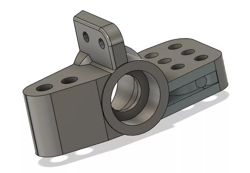 Kyosho LA28 Left and Right rear hub carrier Lazer ZX and ZXR 3D print model